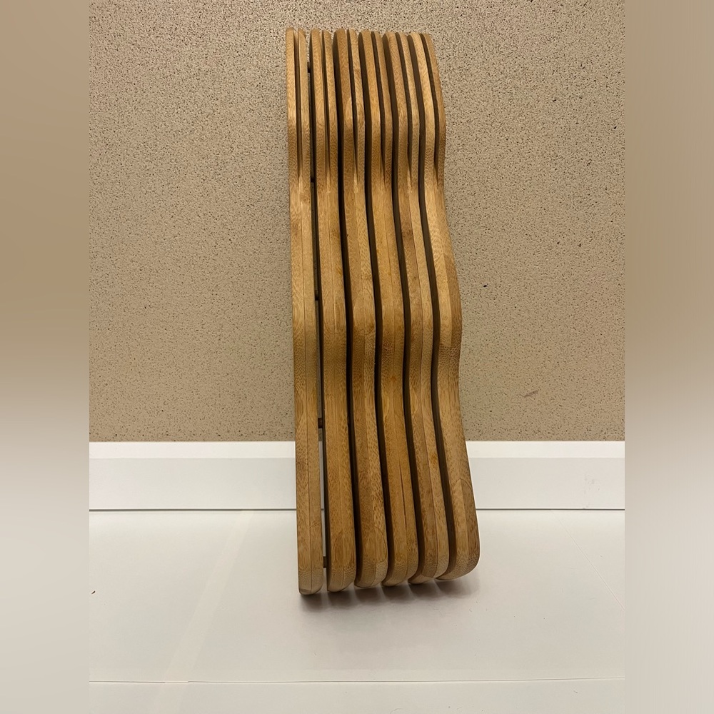 Core bamboo knife block organizer for drawer.